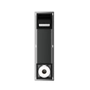 Rocko toiletrolhouder met klep en reserverolhouder inbouw mat zwart