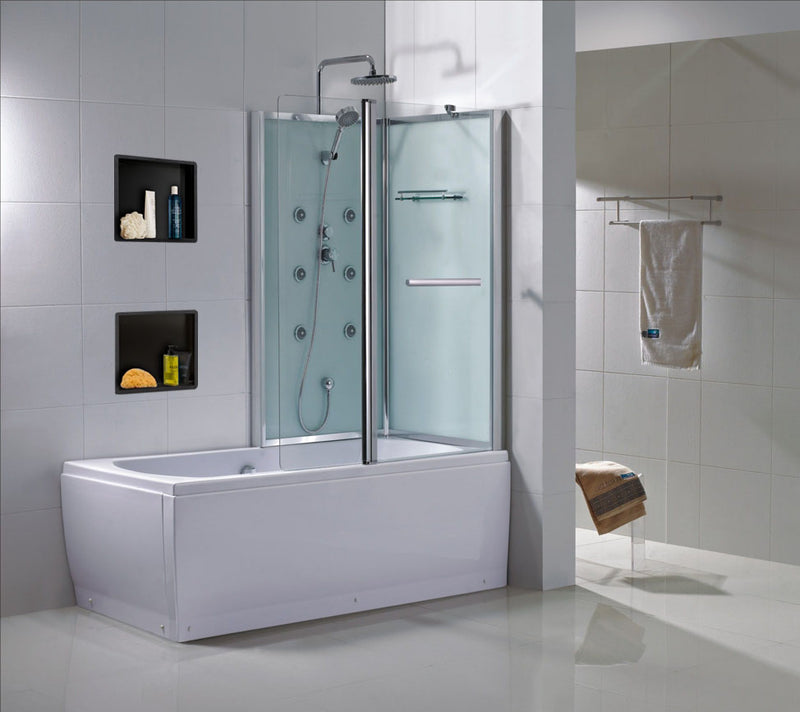 Demis inbouwnis 30 x 30 x 10 cm mat zwart