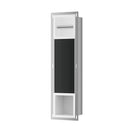 Rocko toiletrolhouder zonder klep en reserverolhouder inbouw mat wit