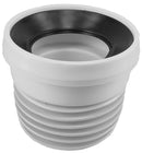 Closet-aansluitstukken 110x100 wit Recht