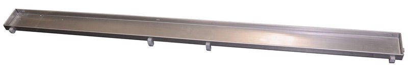 Tegelrooster voor douchegoot 120 x 7 cm RVS