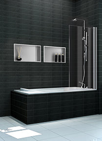 Demis inbouwnis 30 x 60 x 10 cm RVS