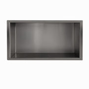 Demis inbouwnis 30 x 60 x 7 cm gunmetal PVD