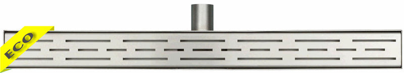 Xellanz Eco douchegoot met rooster 90 x 7 cm RVS