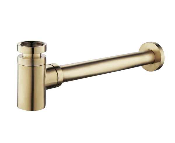 UniMatch fonteinsifon 5/4" x 32 mm geborsteld messing PVD