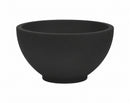 Tessa waskom rond 20 x 11 cm solid surface mat zwart