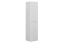 Novira kolomkast afgeronde hoeken 160 x 40 x 35 cm mat wit
