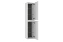 Alvara kolomkast 160x35x35 cm mat wit