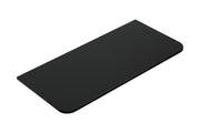 Sulora topblad afgeronde hoeken 120 x 48 cm mat zwart
