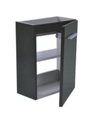 fonteinkast tbv HS fonteintje l/r 1 deur 40x21 hoogglans grijs