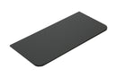 Novira topblad afgeronde hoeken 80 x 48 cm mat zwart