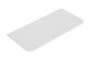 Novira topblad afgeronde hoeken 120 x 48 cm mat wit