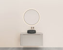 Sulora onderkast afgeronde hoeken geribbeld met 1 lade 1 uitsparing 100 x 48 cm mat beige