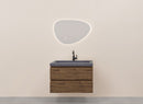 Alvara onderkast met 2 laden 1 uitsparing 100 x 46 cm warm eiken