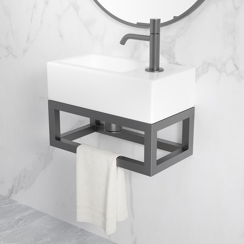 Nick frame voor fontein 395 x 150 x 215 mm gunmetal PVD