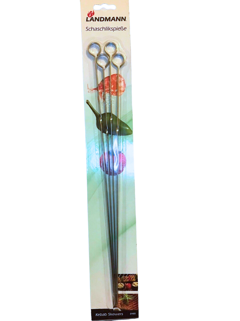 Landmann BBQ sjasliekspiesenset van 4 stuks 38 x 2 cm