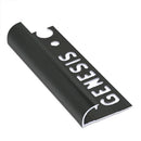 Tegelprofiel Kwartrond Mat Zwart 12 mm 270 cm Aluminium EAQ127.17 by Genesis