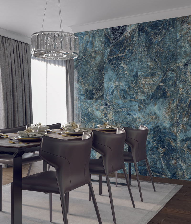 Vloertegel Atlantic Stone Dark Blue 60x120 cm glans