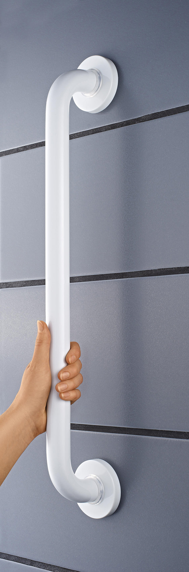 A00160101 Badgreep 60 Cm Wit (Aluminium)