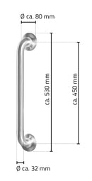 A00145051 Badgreep 45 Cm Mat (Rvs)