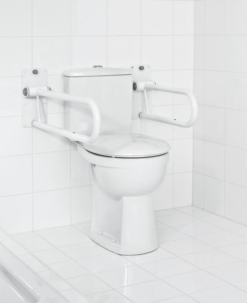 A0130201 Opklapbare Beugel Wit Lang