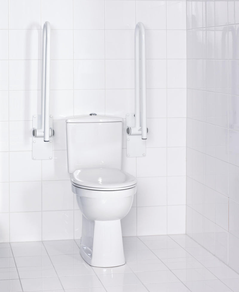 A0130201 Opklapbare Beugel Wit Lang