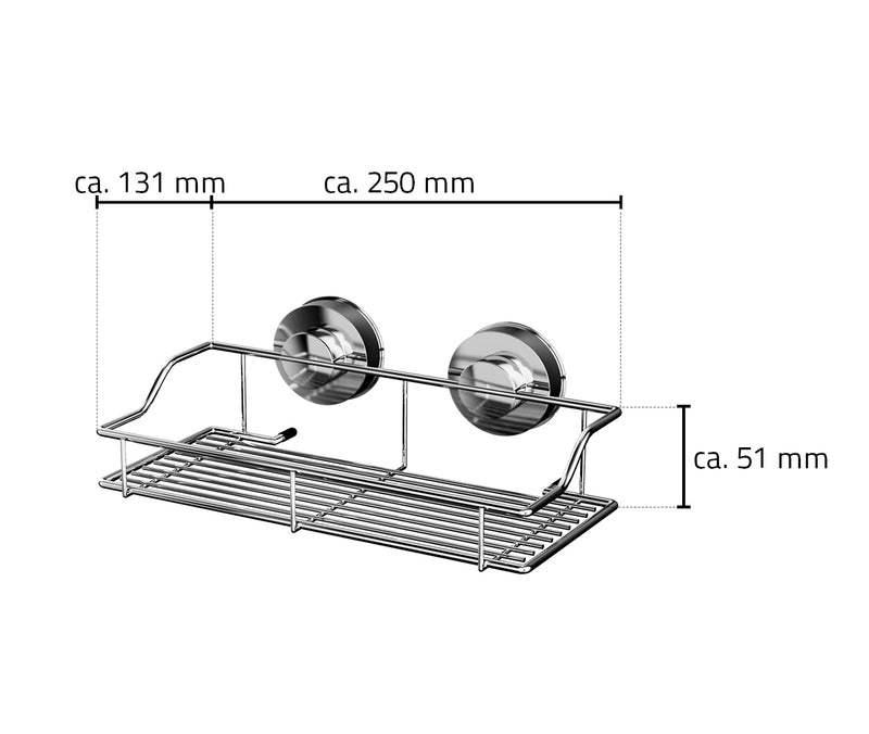 Z12010000 Doucherekje  250 X 95 X 142 Mm