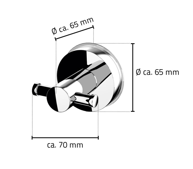 Z12110200 Ophanghaken 65 X 65 X 72 Mm