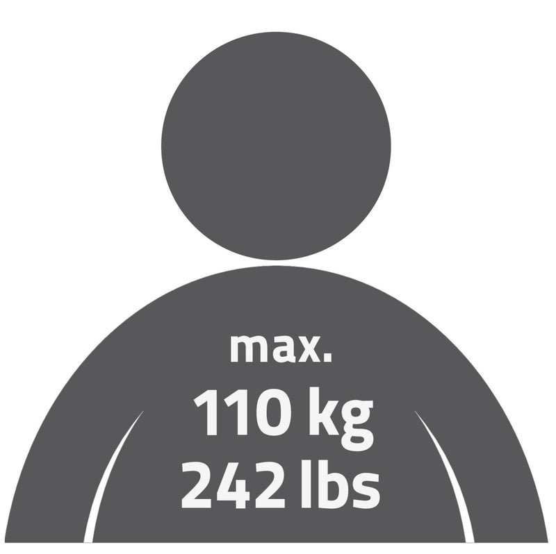 Ridder Pro badzitje verstelbaar wit