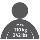 Ridder Ken badgreep met antislip 60 cm chroom