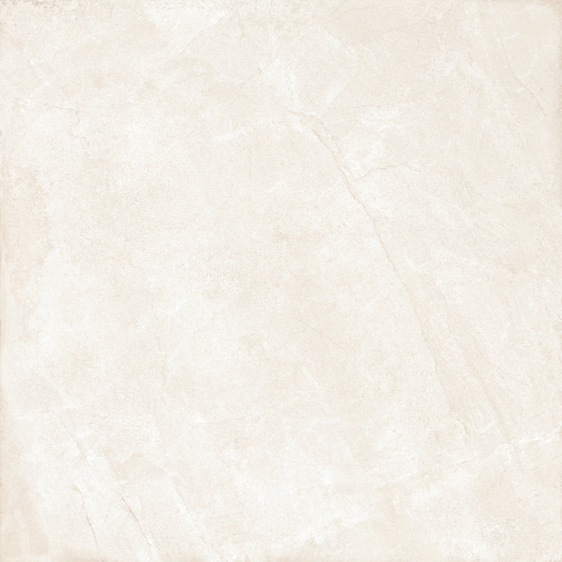 Vloertegel Flora Marble Cream 60x60 cm Vierkant – Porselein Mat Gerectificeerd – Marmerlook Crème R9