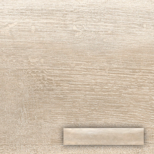Vloertegel Greenwood Beige 24x120 cm