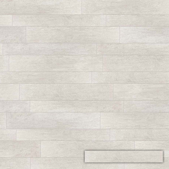 Vloertegel Belgique Milk 15x120 cm finish 729466