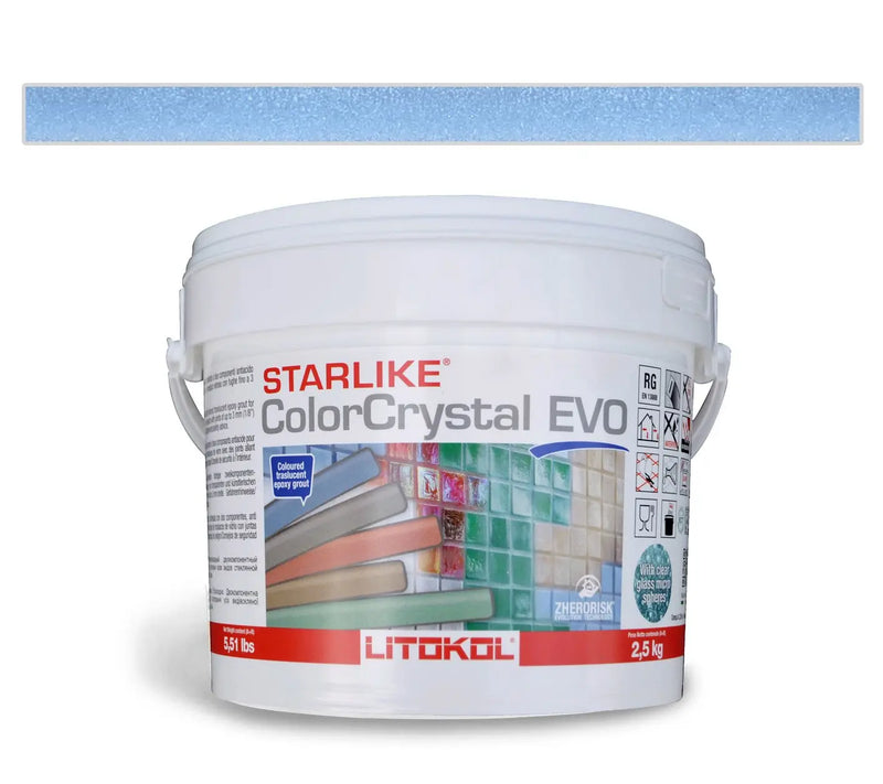 Epoxy voegmiddel Litokol STARLIKE® EVO colorcrystal 820 azzurro taormina