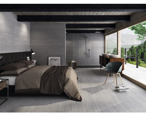 Tegelplint District gris 8x45 cm