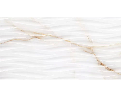 Vloertegel Marbleessence Topaz Gold Deco 32x62,5 cm mat 9mm