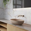 Vloertegel Marbleessence Topaz Gold Deco 32x62,5 cm mat 9mm