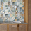 Vloertegel Herbal Aqua 33,15x33,15 cm