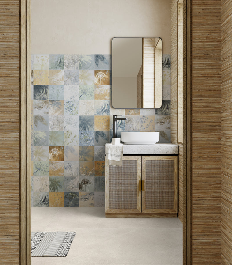 Vloertegel Herbal Aqua 33,15x33,15 cm