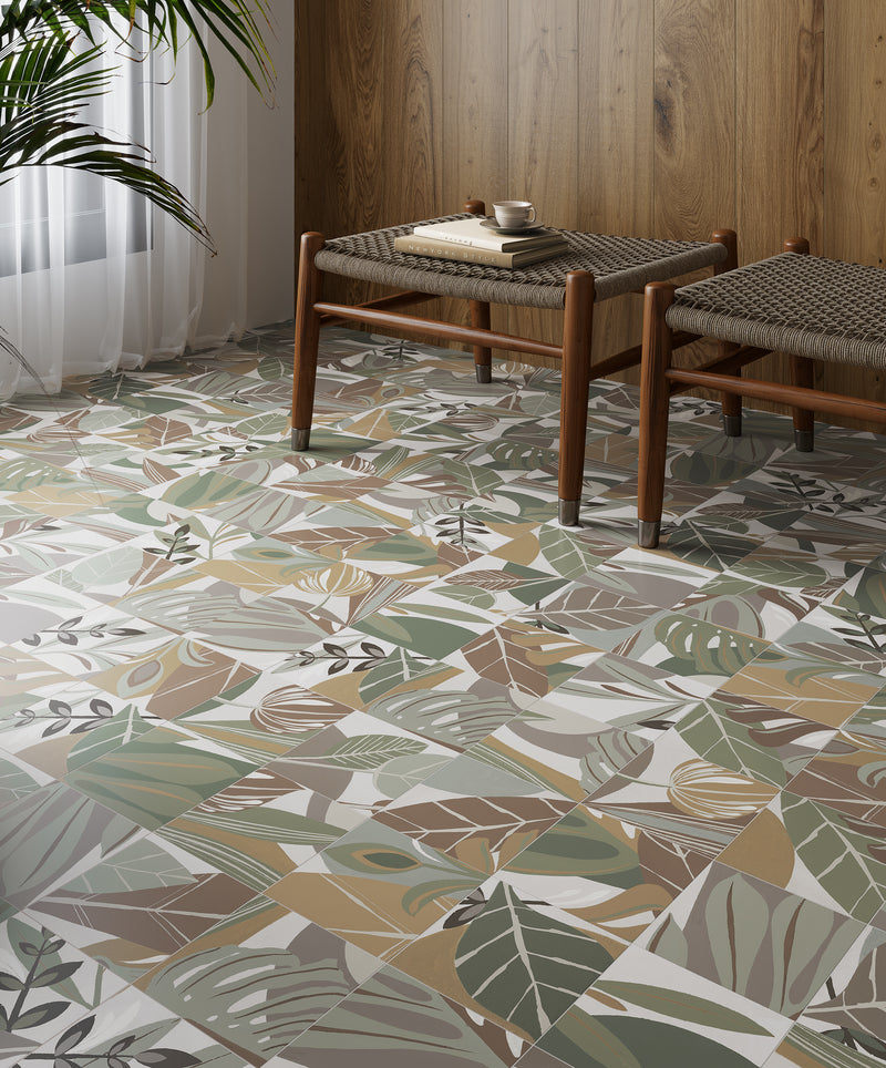 Vloertegel Habana Natural Taco 16,5x16,5 cm