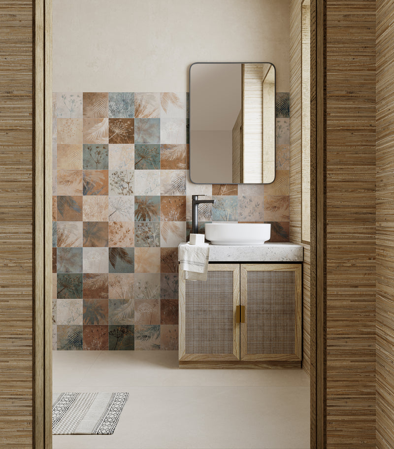 Vloertegel Herbal Natural Taco 16,5x16,5 cm