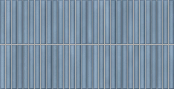 Wandtegel Deco Lingot Blue 32x62,5 cm Rechthoek – Porselein Zijdeglans – Rijke Blauwtint