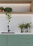 Wandtegel Deco Lingot White 32x62,5 cm Rechthoek – Porselein Zijdeglans – Stralend Witte Tint