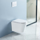Futurbath Turin Hangend Toilet met Bidet - Randloos Wit Glanzend - Soft-Close Zitting