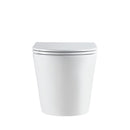 Futurbath Turin Hangend Toilet met Bidet - Randloos Wit Glanzend - Soft-Close Zitting