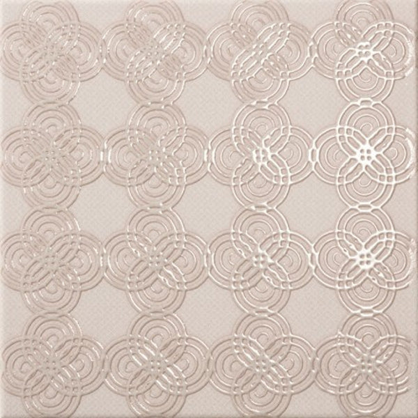 Wandtegel Emuna Cercle Rose Decor 22,5x22,5 cm