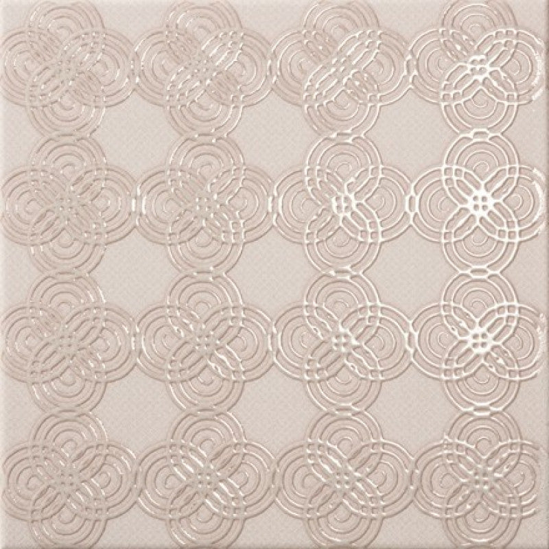 Wandtegel Emuna Cercle Rose Decor 22,5x22,5 cm