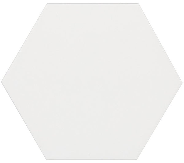 Wandtegel Esagono Bianco 25x29 cm