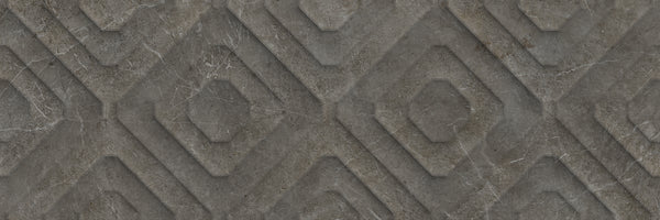 Wandtegel Monreale Palazzo Bronze 30x90 cm