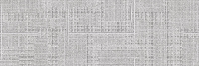 Wandtegel Cala Squared Grey 30x90 cm gerectificeerd